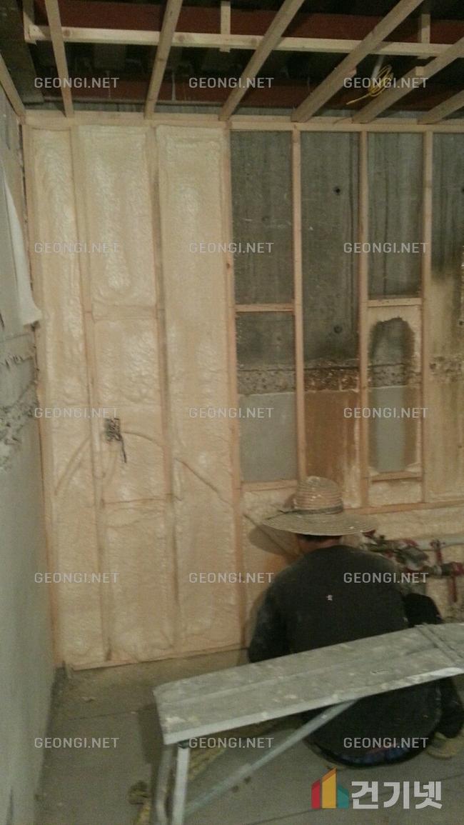 춘천시 타운하우스 우레탄폼 단열공사로 에너지 효율 극대화