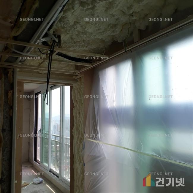 진주시 실내체육관 단열공사, 우레탄폼 추천 업체 건기넷