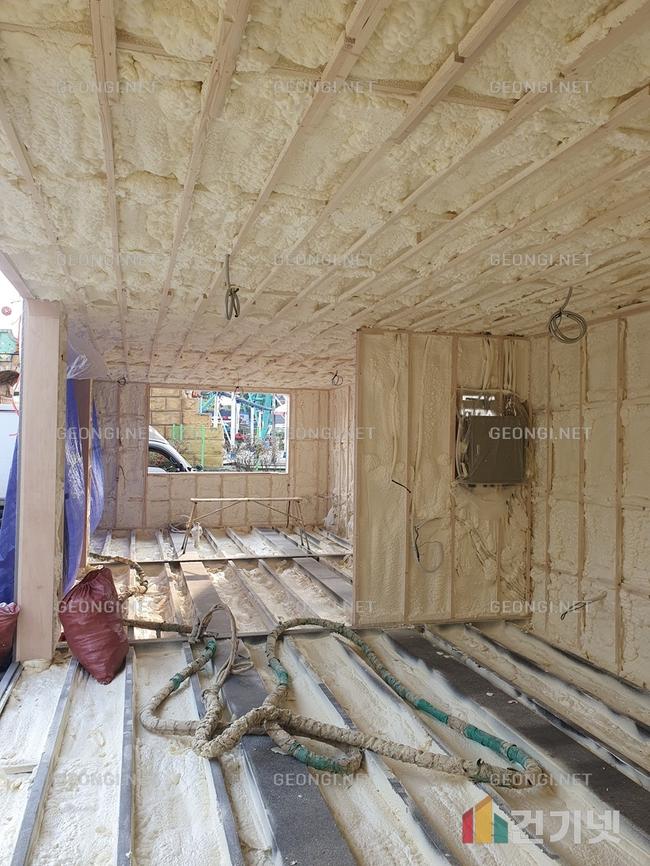 화성시 타운하우스 우레탄폼 단열공사로 에너지 효율 극대화